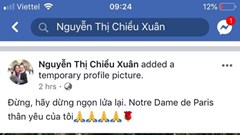 Nghệ sĩ Việt bàng hoàng khi nhà thờ Đức Bà Paris chìm trong biển lửa