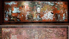 Kiểm tra công tác bảo quản bảo vật quốc gia “Vườn xuân Trung Nam Bắc”: Tác phẩm đã bị hư hại nhiều cả về tinh thần lẫn vật chất