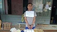 Bắt đối tượng người Lào vận chuyển 12.000 viên ma túy tổng hợp