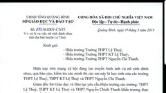 Quảng Bình: Xử lí nghiêm vụ nữ sinh đánh nhau ở Lệ Thủy