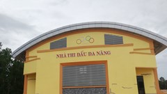 Nhà thi đấu của Trường THCS thị trấn Quán Hàu (Quảng Bình): Mới nghiệm thu đã chằng chịt vết nứt...