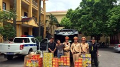 Bắt đối tượng sử dụng xe tải vận chuyển gần 300kg pháo