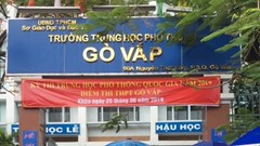 Các thí sinh đã hoàn thành xong bài thi môn Ngữ Văn kỳ thi THPT Quốc gia 2019