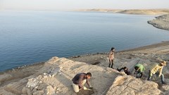 Cung điện 3.400 năm tuổi của đế chế cổ xưa bất ngờ lộ diện ở hồ nước Iraq