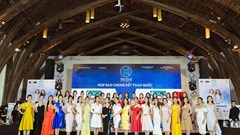 Cuộc thi “Hoa hậu Thế giới Việt Nam”: Thí sinh “dư đất” tỏa sáng với sân khấu hàng ngàn mét vuông