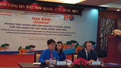 Thanh niên Việt Nam- Liên bang Nga chia sẻ kinh nghiệm phong trào thanh niên tình nguyện vì cộng đồng