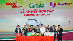 Vietjet, Swift247 và Grab hợp tác toàn diện nhằm phát triển các giải pháp kết nối di chuyển và giao nhận