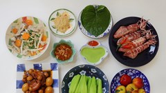 Mâm cơm đầy màu sắc như tranh trừu tượng Picasso, nhìn đã nghiện