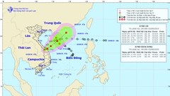 Áp thấp nhiệt đới Kajiki vào đất liền, gây mưa lớn khu vực Quảng Trị-Thừa Thiên Huế
