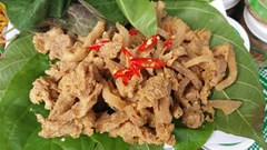Đặc sản thịt chua của người Mường ở Phú Thọ