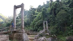 Vượt suối, băng rừng, thầy cô đưa từng học sinh đến lớp