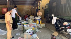 Quảng Ninh: Bắt xe chở hơn 3000 điện thoại và máy tính không giấy tờ