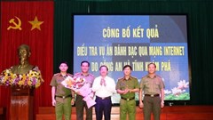 Công an Hà Tĩnh triệt phá đường dây đánh bạc “khủng” xuyên quốc gia