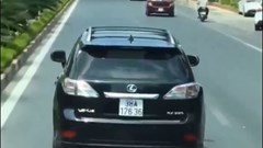 Nghệ An: Phạt tiền và tước bằng lái 2 tháng tài xế xe Lexus không nhường đường cho xe cứu hỏa