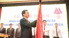 Trường Đào tạo, bồi dưỡng cán bộ quản lý thông tin và truyền thông đón nhận Huân chương Lao động hạng Ba