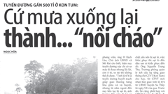 Tỉnh lộ 674  Kon Tum xuống cấp: Chưa thống nhất phương án khắc phục