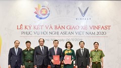 Vinfast là phương tiện di chuyển chính thức của ASEAN 2020