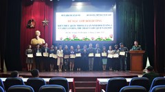 Bộ VHTTDL: Bế mạc lớp bồi dưỡng kiến thức quốc phòng và an ninh cho cán bộ đối tượng 3