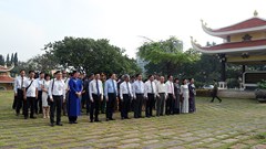 Đoàn đại biểu LHP Việt Nam lần thứ XXI dâng hương tưởng niệm các anh hùng liệt sĩ
