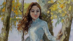 Hội họa kể “Chuyện áo dài”