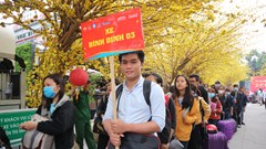 “Chuyến xe mùa xuân” đưa 2.500 sinh viên khó khăn về quê đón Tết