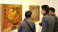 Trưng bày 70 tác phẩm mỹ thuật "Mừng Đảng, mừng Xuân Canh Tý 2020"