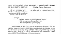 Đà Nẵng: Phòng dịch bệnh do virus corona, học sinh được nghỉ học từ ngày 3-9.2