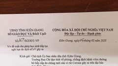 Kiên Giang đề xuất cho học sinh tiếp tục nghỉ học thêm 1 tuần