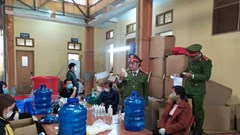 Thái Bình: Đình chỉ cơ sở sản xuất số lượng lớn chai nước rửa tay giả