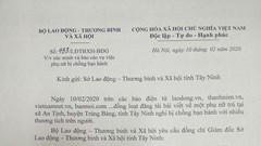 Yêu cầu xác minh và báo cáo kết quả xử lý vụ bạo hành phụ nữ tại Tây Ninh