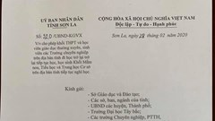 Sơn La: Học sinh từ mầm non đến lớp 9 nghỉ học thêm 1 tuần