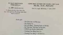 Học sinh, sinh viên Sơn La được nghỉ học hết ngày 17.3