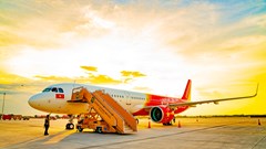 Cùng chuyến bay xanh Vietjet, du lịch với giá vé máy bay giảm 70%
