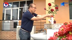 HLV Park Hang-seo hướng dẫn rửa tay đúng cách