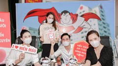 Hoa hậu Ngọc Hân, MC Phan Anh và nhiều nghệ sĩ tham gia hiến máu giữa dịch Covid-19