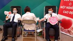 Bệnh viện Lão khoa Trung ương tổ chức ngày hội hiến máu tình nguyện