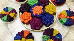 Xôi ngũ sắc - hương vị của đất trời