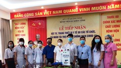 Học sinh chế tạo máy sát khuẩn tay tự động phòng chống Covid-19