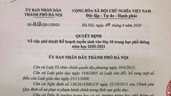 Hà Nội chốt thời điểm và các môn thi vào lớp 10 năm 2020