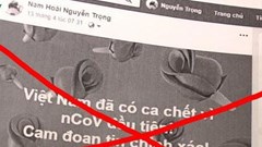 Tạm giữ hình sự đối tượng loan tin Việt Nam có người chết vì Covid-19