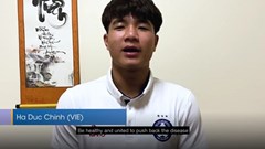 “Chúng ta cùng nhau đoàn kết, quyết thắng đại dịch bằng tinh thần Việt Nam”