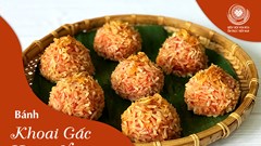 Bánh Khoai gấc hồng ngọc