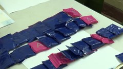 Bắt quả tang hai đối tượng tàng trữ 6.000 viên ma túy tổng hợp