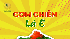 Cơm chiên lá é