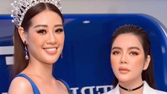 Lý Nhã Kỳ và Hoa hậu Khánh Vân lần đầu đọ dáng, hứa trở thành chị em