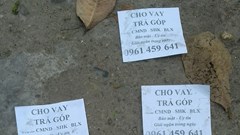 Một thanh niên bị phạt 5,2 triệu đồng vì rải tờ rơi cho vay tiền