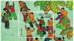 Bộ tem “Trò chơi dân gian” phát hành đúng dịp Tết thiếu nhi