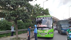Hà Nội: Xử lý hàng trăm triệu đồng đối với các xe khách vi phạm quy định vận tải
