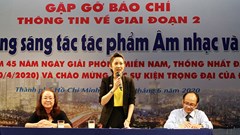 Đã có trên 100 tác phẩm tham gia Cuộc vận động sáng tác tác phẩm Âm nhạc và Sân khấu