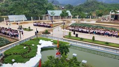 Giáo dục lòng yêu nước qua mô hình sa bàn